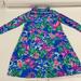 Lilly Pulitzer Dresses | Long Sleeve, Turtle Neck, Lily Pulitzer Dress | Color: Blue/Green | Size: M
