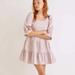 Madewell Dresses | Madewell Poplin Lizzie Babydoll Dress Women’s Size 6 Ruffled Sleeves Peasant | Color: Pink | Size: 6