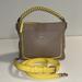 Kate Spade Bags | Kate Spade Toupe & Yellow Leather Handbag Shoulder Bag Crossbody | Color: Tan/Yellow | Size: Os