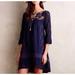 Anthropologie Dresses | Holding Horses Anthropologie Augusta Navy Blue Lace Mini Dress Size S | Color: Blue | Size: S