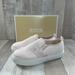 Michael Kors Shoes | Michael Kors Girls Double Crosswalk Slip-On Sneakers Shoes Gs Pink Size 5 Youth | Color: Pink/White | Size: 5g