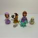 Disney Toys | Disney Junior Sofia The First Mixed Lot Of 6 Toys Figures Animal Crackle Clover | Color: Purple | Size: 6 Toys