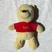 Disney Toys | Disney Pooh Bear Stuffed Plush Animal | Color: Red/Yellow | Size: Osbb