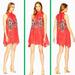 Free People Dresses | Free People Ifp Marsha Trapeze Bohemian Festival Tunic Dress Xs-Fp Macy's $88 | Color: Pink/Red | Size: Xs