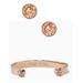 Kate Spade Jewelry | Kate Spade Forever Gems Bracelet & Earrings Set In Vintage Rose | Color: Gold | Size: Os