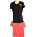 Nike Tops | Nike Dri Fit Women's Ss Running Tees W/ Embroidery Size M Set Of 2 | Color: Black/Pink | Size: M