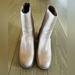 Free People Shoes | Free People Genuine Leather Boots. New, Never Worn. Color Is Pinkish Cream. | Color: Cream | Size: 7