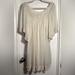 Free People Dresses | Free People Party Dress Boho Chiffon Beaded Lace In Cream Size Small | Color: Cream | Size: S
