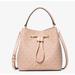 Michael Kors Bags | New Michael Kors Suri Small Bucket Crossbody Bag Logo Coated Canvas Ballet | Color: Cream/Pink | Size: Os