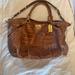 Coach Bags | Coach Embossed Leather Bag | Color: Brown/Gold | Size: Os