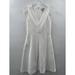 J. Crew Dresses | J. Crew Women’s Sleeveless V Neck White Cotton Pleated Summer Dress Size 00 | Color: White | Size: 00