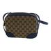 Gucci Bags | Gucci Women's Camera Case Mini Bree Monogram Gg Crossbody Bag Beige/Blue Sz S | Color: Blue/Cream | Size: S
