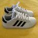 Adidas Shoes | Girls Adidas Grand Court 2.0 Shoes Size 4 | Color: Black/White | Size: 4bb