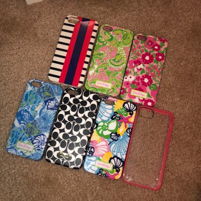 Lilly Pulitzer Accessories | Iphone 5/5s Case Bundle | Color: Cream | Size: Iphone 5/5s