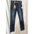 Madewell Jeans | $90new Madewell Jeans Womens Rail Straight Dark Wash Low Rise Size 24x32 # 1243 | Color: Blue | Size: 24x32