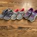 Nike Shoes | 3 Pairs Girls Sneakers Shoes New Balance Size 1.5, Nike Size 2.5, Asics Size 3. | Color: Gray/Purple | Size: 1.5, 2.5, 3