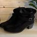 American Eagle Outfitters Shoes | Ae Slouchy Suede Booties 8.5 | Color: Black | Size: 8.5
