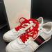 Gucci Shoes | Gucci Unisex Sneakers Size 9 Woman/7 Men’s | Color: Red/White | Size: 9