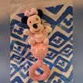 Disney Toys | Disney Parks Baby Minnie Mouse 8" Plush Pink Abc Rattle Walt Disney World Guc | Color: Pink | Size: 8"