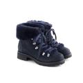 J. Crew Shoes | J. Crew Nordic Winter Boots With Shearling Navy Nubuck Leather | Color: Blue | Size: 7 - 7.5