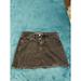 American Eagle Outfitters Skirts | American Eagle Womens Black Jean Denim Skirt Size 2 Ladies Stretch Button Fly | Color: Black | Size: 2