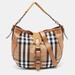 Burberry Bags | Burberry Tan/Beige House Check Canvas And Leather Hobo | Color: Tan | Size: Os