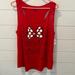 Disney Tops | Disney Parks Minnie Mouse Tank Top | Color: Red | Size: Xl