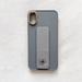 Anthropologie Accessories | Grey And Rosegold Magnetic Hand Strap Iphone X/Xs Phone Case | Color: Gray/Pink | Size: Os