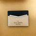 Kate Spade Bags | Kate Spade Staci Small Slim Card Holder | Color: Black/Cream | Size: Os