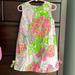 Lilly Pulitzer Dresses | Lilly Pulitzer Girls Little Lilly Classic Shift Dress | Color: Green/Pink | Size: 4g