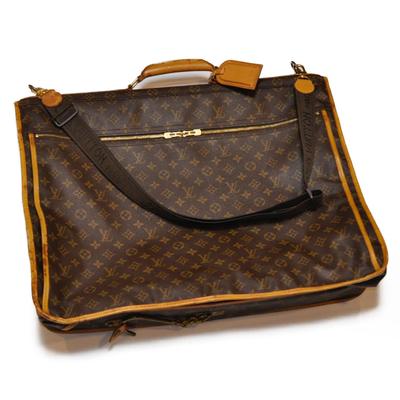 Louis Vuitton Accessories | Louis Vuitton Monogram Portable Sunk Center Garment Cover M23412 Lv Auth Am2409s | Color: Tan | Size: Os