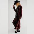 Free People Jackets & Coats | Free People Kate Duster By - Burgundy Combo | Color: Red | Size: L