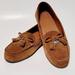 Coach Shoes | Coach Greenwich Slip On Driving Loafers Tan Brown Suede Toe Tassel, Almost New! | Color: Brown/Tan | Size: 9.5