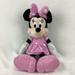 Disney Toys | Disney Minnie Mouse Plush Stuffed Animal Pink Polka Dot Dress Shoes Bow 19" | Color: Pink | Size: Osbb