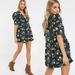 Free People Dresses | Free People Adelle Floral Tunic Dress Women’s Medium | Color: Blue | Size: M