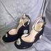Kate Spade Shoes | Kate Spade Daisy Wedges | Color: Black/Yellow | Size: 7.5