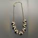 J. Crew Jewelry | J Crew Statement Necklace With Black, Off White And Rhinestone Accents | Color: Black/White | Size: See Photos
