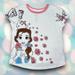 Disney Shirts & Tops | Disney Princess Belle Beauty & The Beast Girl’s Tee Shirt Top S 5/6 | Color: Pink/White | Size: Sg