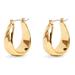 Free People Jewelry | Gold Chunky Hoop Earrings | Color: Gold | Size: Os