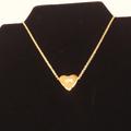 Kate Spade Jewelry | Kate Spade "Dear Valentine" Gold Love Heart Necklace | Color: Gold | Size: Os