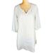 Anthropologie Dresses | Anthropologie Malvin I Love Linen Crochet Trim White Linen Tunic Dress | Color: White | Size: L