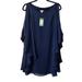 Lilly Pulitzer Dresses | Lilly Pulitzer Marguerite Caftan True Navy Cold Shoulder Dress Sz S Nwt | Color: Blue | Size: S