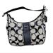 Coach Bags | Euc Like New Coach F19281 Signature Canvas Black Hobo Shoulder Bag | Color: Black/Tan | Size: Os