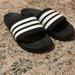 Adidas Shoes | Adidas Unisex-Adult Adilette Aqua Slides | Color: Black/White | Size: 9