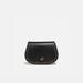 Coach Bags | Coach Black Leather Saddle Scallop Belt Bag Crossbody Shoulder Clutch | Color: Black/Gold | Size: Os