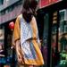 Free People Dresses | Free People Santa Cruz Boho Kimono Mini Dress In Golden Rod | Color: Blue/Yellow | Size: M