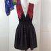 Free People Dresses | Free People Walking In My Dreams Mini Dress Xs | Color: Black/Red | Size: Xs