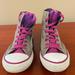 Converse Shoes | Converse Chuck Taylor All Star High Tops Youth Sz 2 | Color: Gray/Pink | Size: Youth Sz 2