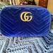 Gucci Bags | Gucci Marmont Velvet Crossbody Bag | Color: Blue | Size: 9.5wx5.5lx2.7d