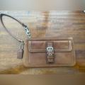 Coach Bags | Coach Medium Leather Soho Buckle Buckle Wristlet Clutch | Color: Brown/Silver | Size: Os